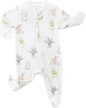 Neutral Baby Clothes Boy Girl Footed Cotton Long Sleeve Double Zipper Onesie