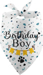Dog Bandana for Birthday Party Supplies Puppy Pet Bandanas Boy Happy Birthday Dog Pet Scarf Accessories for Dogs Lovers