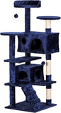 Nova Microdermabrasion 54 in Cat Tree Tower for Indoor Cats Multi-Level Cat Condo Cat Bed Furniture with Scratching Post Kittens Activity Center
