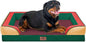 Comfort Expression Orthopedic Dog Bed for Extra Large Dogs 45x35 Inch, Waterproof Egg Crate Foam XL Pet Bed with Removable Bolsters, Dog Couch with Washable Cover & Non-Slip Bottom, Watermelon Meadow