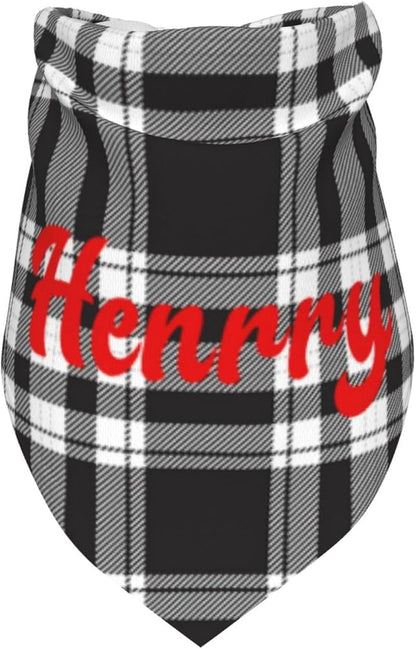 Custom Pet Scarf Personalized Dog Bandana with Name Personalized Add Your Text Bibs Triangle Head Scarfs Gift for Small Medium Large Dogs Cats Baby Puppy Pets Accessories