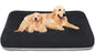 Magic Dog Super Soft Extra Large Dog Bed, 47 Inches Jumbo Orthopedic Foam Pet Beds with Anti Slip Bottom, Dog Sleeping Mattress with Removable and Washable Cover, Dark Grey XL