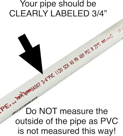 3/4" Jump Cups-Dog Agility Equipment-Set of Ten fits Factory Labeled 3/4" PVC Pipe. See Description Prior to Ordering