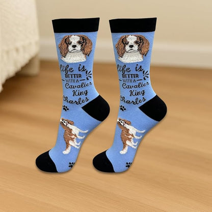 E&S Pets Pet Lover Socks - Dog & Cat Socks - Unisex Novelty Gifts
