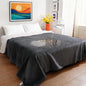 Sunheir Waterproof Blanket for Bed & Couch, Reversible Soft Sherpa Fleece Flannel Throw 60"x80", Leakproof Spill-Proof Dog Pet Blanket, Furniture & Sofa Protector, Camping, Travel, Twin, Grey