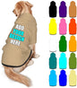 Custom Dog Clothes with Photo Name Logo Personalized Dog Sweaters for Small Medium Large Dogs Breathable Warm, Tan, S