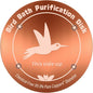 4 Inches Pure Copper Bird Bath Purification Disk,0.6mm thick,Reinforced Copper Purification Cleaner with Four-Point Support,All-Season Safe Clean Water Solution,Universal Fit for Outdoor Birdbath&Bowl