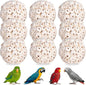 9 Pack Bird Toy Sola Balls, Natural Parrot Soft Chew Shredding & Foraging Toy, Bird Foot Balls for Cockatiel Conure Quaker Budgie Parakeet Bunny Guinea Pig Chinchilla Rabbit