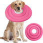 IDOMIK Dog Recovery Collar, Waterproof Soft Dog Cone After Surgery, Comfy Protective Elizabethan Collar Alternative for Dogs Cats, Adjustable Pet Neck Donut Cone Anti-Licking Biting Wounds,Rose,2XL
