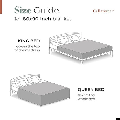 Waterproof Blanket for Bed or Couch – Soft and Leakproof Waterproof Throw Blanket, Water Proof & Stain Resistant Easy to Clean Throw Blanket Cover for Adults or Pets, Reversible Grey 80”x90”