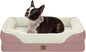 Orthopedic Foam Large Dog Bed XLarge Dog Beds with Removable Washable Cover Pet Bed with Bolster Waterproof Cover Extra Large Dogs Beds Big Size Pet