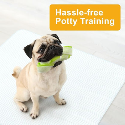 GREEN LIFESTYLE Washable Underpads - Large Bed Pads for use as Incontinence Bed Pads, Reusable Pet Pads, Great for Dogs, Cats, Bunny, Seniors Bed Pad (Pack of 2 - 48x48)