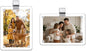 2 Pack Magnetic Car Visor Photo Holder – Personalized Acrylic Clip for Family, Pets, Travel Pictures – Easy Snap-On Car Accessory for Sun Visor (2 Pack, 2.4''x3.5'')
