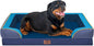 Comfort Expression Orthopedic Dog Bed for Extra Large Dogs 45x35 Inch, Waterproof Egg Crate Foam XL Pet Bed with Removable Bolsters, Dog Couch with Washable Cover & Non-Slip Bottom, Hidden Bay