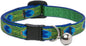 LupinePet Originals 1/2" Tail Feathers Cat Safety Collar with Bell , 8-12"