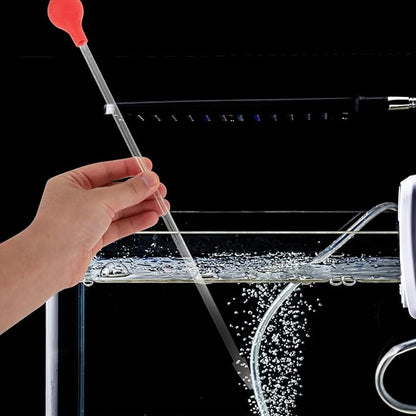 Coral Feeder with Soft Head Manual Cleaner for Fish Tank Aquarium Excreta Precise Tool for Coral and Water Plants