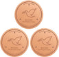 3Pack Bird Bath Copper Purification Disk | 0.6mm Reinforced 99.9% Pure Copper | Universal Fit for Outdoor Birdbaths(Birdbath Copper 3 Pack)