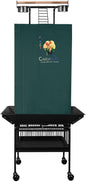 Colorday Good Night Bird Cage Cover for Large Bird Cage with Play Top (Patented), Green 61"
