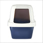 Large sifting Hooded Enclosed cat Litter Box, semi-Closed pet Litter Container with sifting Tray