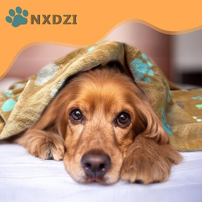 Dog Blankets for Medium Large Dogs Washable, 3 Pack Pet Blanket Washable 41" x 31", Fuzzy Soft Puppy Throw Cover for Kennel Crate Bed