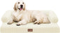 Dog Beds Large Size Dog, Waterproof Memory Foam Large Dogs Bed with Sides, Non-Slip Bottom and Orthopedic Foam Pet Couch Bed with Washable Removable Cover