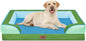 Comfort Expression Orthopedic Dog Bed for Extra Large Dogs 42x30 Inch, Waterproof Egg Crate Foam XL Pet Bed with Removable Bolsters, Dog Couch with Washable Cover & Non-Slip Bottom, Boston