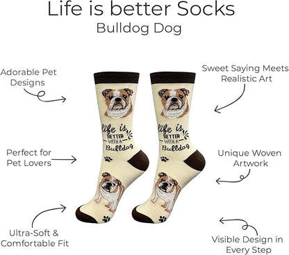 E&S Pets Pet Lover Socks - Dog & Cat Socks - Unisex Novelty Gifts