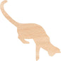 Unfinished Wood Cat Climbing Door, Laser Cut Cat Door Toy, DIY Wooden Cat Climber, Cat Activity Center, Unique Cat Wall Decor, Natural Wooden Pet Play Structure (5mm Plywood, 5")