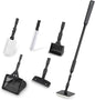 hygger 6-in-1 Aquarium Cleaning Tools, Multipurpose Fish Tank Cleaning Kit for 20-160 Gallon Tank with Telescopic Long Handle,6 Clean Heads