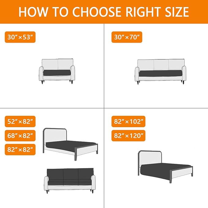 hyha Waterproof Dog Blanket, Soft Pet Bed Blankets, Waterproof Sofa Couch Cover for Dogs Washable, Reversible Pet Couch Covers for Sofa Furniture (30x80 Inch, Chocolate/Dark Grey)
