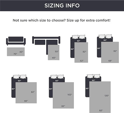 Bedsure 100% Waterproof Couch Cover for Dogs Washable - Non Slip Waterproof Dog Blanket for Couch Sofa, Lightweight Furniture Protector Durable for Pet Cat Puppy with Non-Slip Bottom, Grey, 40x50IN