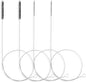 40 Inches Brush Cleaner for Cleaning Straw, Kegerator, Feeding Tube, Siphon Hose, Sunroof Drain, Refrigerator Drain, 4PCS (Black)