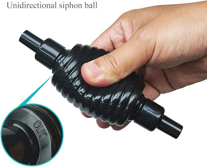 5ft Aquarium Siphon Vacuum Cleaner for Fish Tank Cleaning Gravel & Sand