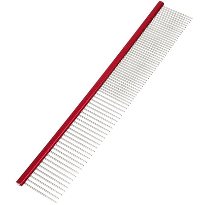 POPETPOP Portable Pet Comb for Dogs and Cats Wear-resistant Multi-function Grooming Tool Lightweight Aluminum De-shedding Brush for Daily Use for Removing and Loose Hair