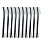10 Nylon Brushes for Sneakers, Aquariums & Electronics – Non-Scratch, Includes Angled Brush for Bicycle Chains - Perfect for Tight Spaces - Car Detailing Nylon Brushes for Guns, Tiles & Car Interiors