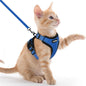 rabbitgoo Cat Harness and Leash for Walking, Escape Proof Soft Adjustable Vest Harnesses for Cats, Easy Control Breathable Reflective Strips Jacket, Navy Blue, XXS