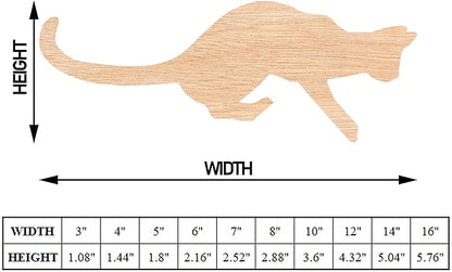 Unfinished Wood Cat Climbing Door, Laser Cut Cat Door Toy, DIY Wooden Cat Climber, Cat Activity Center, Unique Cat Wall Decor, Natural Wooden Pet Play Structure (5mm Plywood, 6")