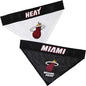 Pets First NBA Dog Bandana - Miami Heat Reversible Pet Bandana. 2 Sided Home & Away Sports Bandana with a PREMIUM Embroidery TEAM Logo, Large/X-Large