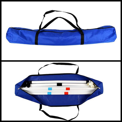 Midlee Dog Agility Bar Jump- Indoor Outdoor Hurdles Adjustable Pet Course Equipment