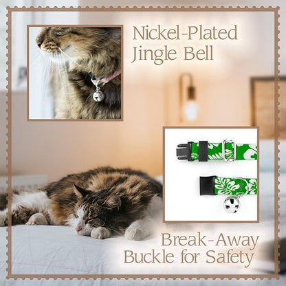 Country Brook Petz - Yellow Boho Mandala Cat Collar - Groovy Collection Featuring Far Out Designs