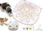 ORSDA Cat Toys for Indoor Cats, 4 in 1 Interactive Cat Toys, Automatic Cat Toy Kitten Toy, Rechargeable Electric Enrichment Toy for Cat Toy for Bored Indoor Adult Cats Hide and Seek, Whack-A-Mole
