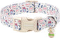 DOGWONG Cute Easter Egg Dog Collar, Adjustable Soft Egg Pet Collar for Small Medium Large Dogs,XL Visit The Elegant Little Tail Store