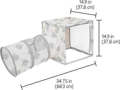 Kitty City Cozy Cat Play Furniture, Hideaway Cat Tunnel