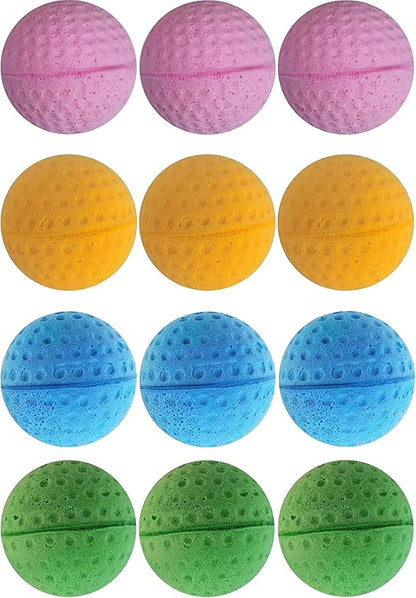 Cat Foam Ball Cat Sponge Ball Toy Soccer Toy (48Pack)