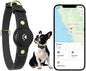 GPS Tracker for Dogs – Smart Dog Collar & Pet Tracker with Real-Time Location, No Monthly Fee, Unlimited Range (iOS Only) – Fits Small to Large Dogs(Locator Included) (Black)
