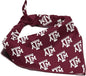Texas A&M Aggies Officially Licensed Bandana for Dogs and Cats | Fits Pets Great Gift Idea | Easy-to-Tie (Small, 13")