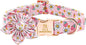 Lionheart glory Dog Collar Flower Collar Pink Dog Collar with Flower Spring Summer Cute Collar Dog Female Soft Durable Adjustable Dog Collars for Large Dogs