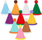 Hxezoc 10 Pcs Mini Birthday Party Hats Multicolor Lovely Crimping Cone Hats for Animals Stuffed Pets Birthday Holiday Accessories Decoration Supplies