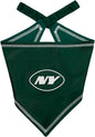 Pets First NFL New York Jets TIE Bandana, Size Large/X-Large. Dog Bandana Scarf Bib for Pet Cat Dog. The Ultimate Game-Day, Party Bandana