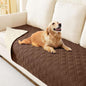 hyha Waterproof Dog Bed Blanket, Soft Pet Blankets, Waterproof Couch Cover for Dogs, Reversible Sofa Covers Washable for Furniture (30x70 Inch, Brown/Beige)
